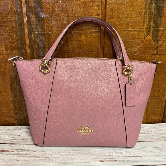 COACH Kacey Satchel Crossbody - True Pink - Picture 6 of 9